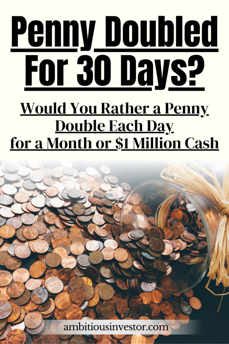 Penny Doubled for 30 Days? - Would You Rather a Penny Double Each Day ...