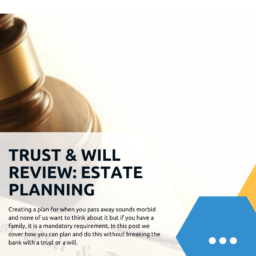Trust and will review estate planning