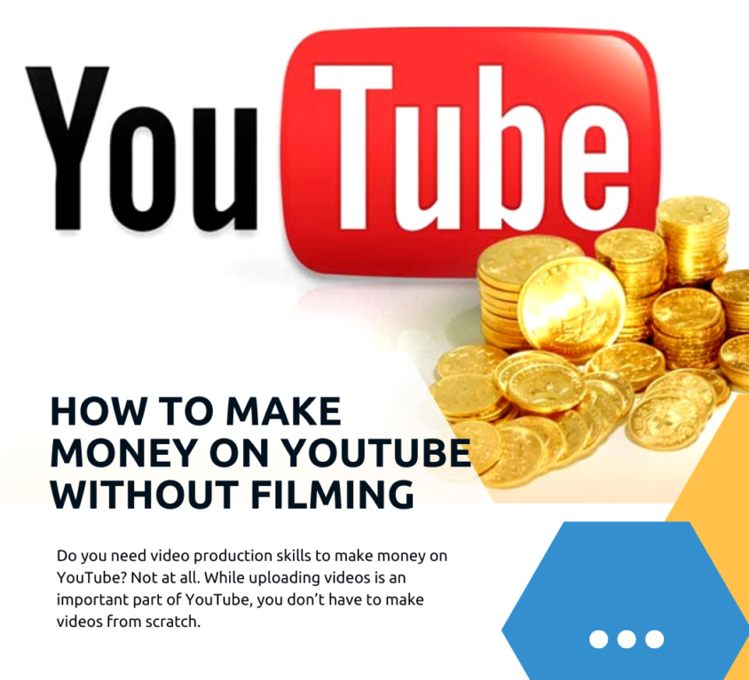 how to make money on youtube without filming