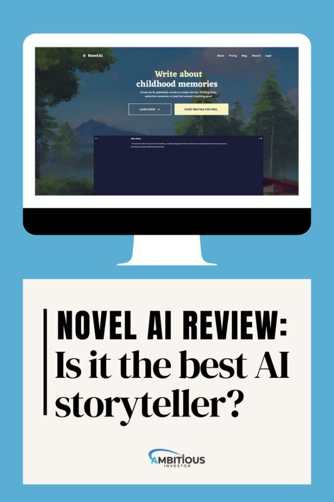 Novel Ai User Interface Novel AI Review: Is it the best AI storyteller? - Ambitious Investor